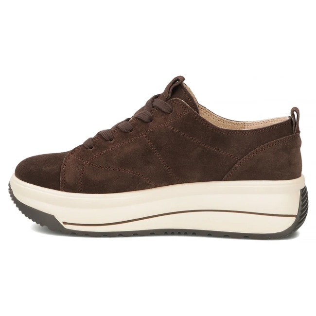 Skórzane sneakersy Filippo DP7959/26 D BR brązowe