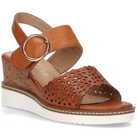 Wedge sandals Filippo DS2077/21 BR brown