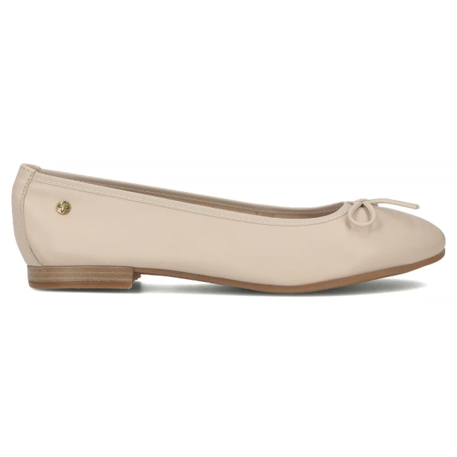 Leather ballerinas Maciejka P6800-04/00-0 beige