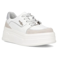 Leather sneakers Filippo DP6805/25 WH white