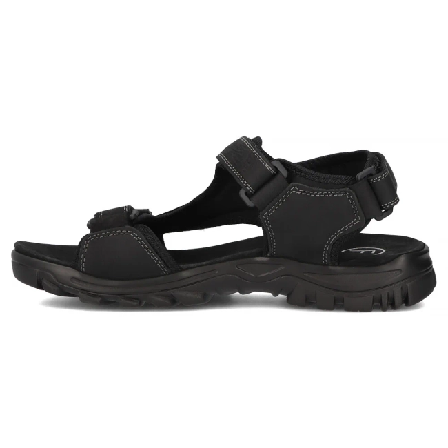 Leather Sandals Filippo MS7038/25 BK black