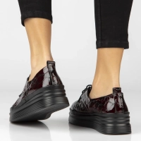 Leather shoes Filippo DP7960/26 BG burgundy