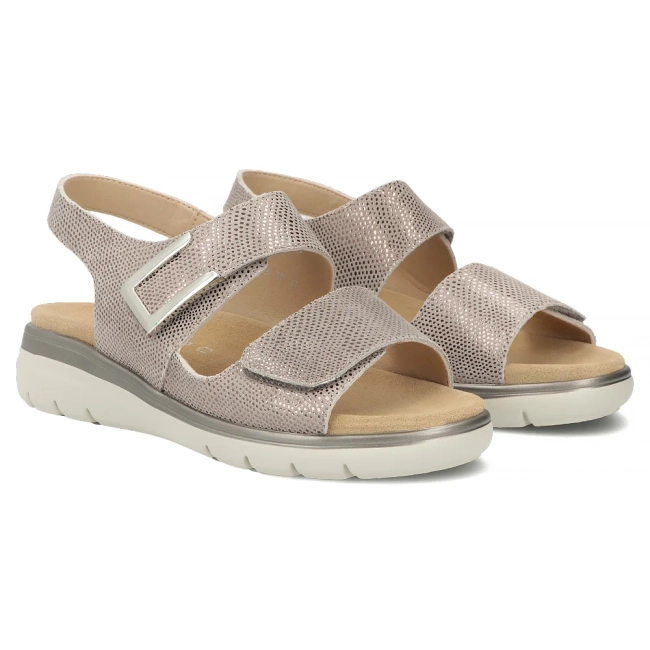 Leather sandals Filippo DS7850/26 TP beige