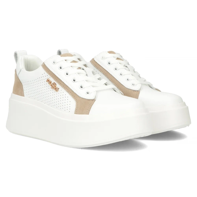 Leather Sneakers Filippo DP6170/24 WH white