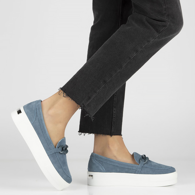 Leather shoes Filippo DP4484/23 NV navy