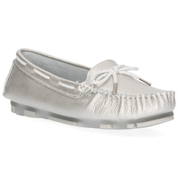 Skórzane mokasyny Filippo DP1203/20 SI srebrne