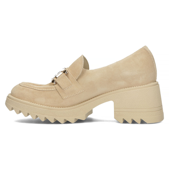 Suede ankle boots Filippo 20107 beige