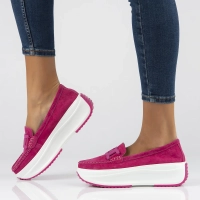 Leather shoes Filippo DP6132/25 FH pink