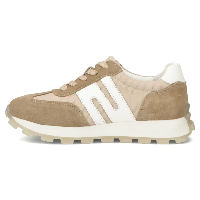 Leather sneakers Filippo DP7690/26 BE beige
