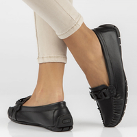 Leather loafers Filippo DP4547/23 BK black