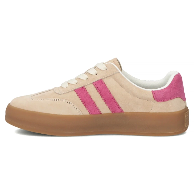 Leather sneakers Filippo DP6764/25 BE FH beige