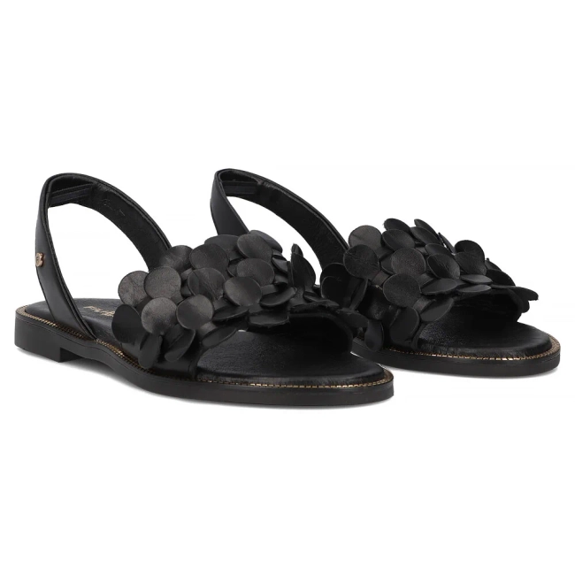 Leather sandals Filippo 40425 black