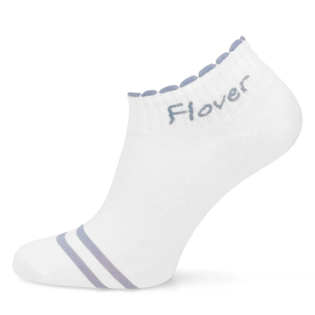Women's Socks 2401-13 flower white