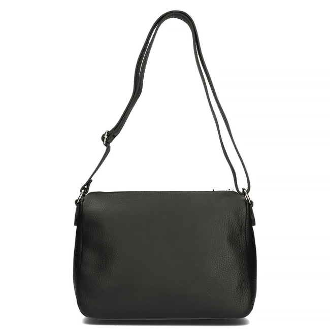 Handbag Toscanio Leather Messenger Bag A59 black