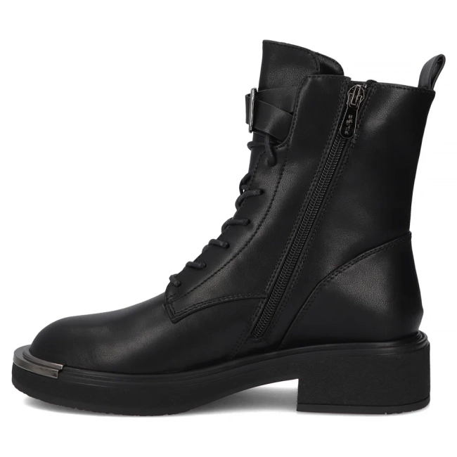 Leather ankle boots Filippo DBT7231/25 BK black