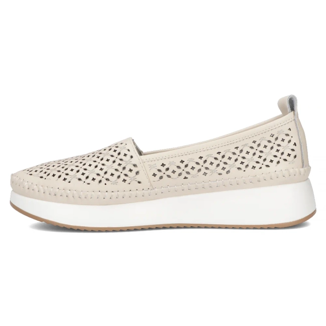 Leather shoes Filippo DP4555/24 BE beige