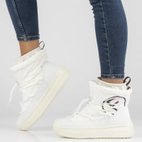 Śniegowce z membraną Filippo  DBT6652/24 WH białe