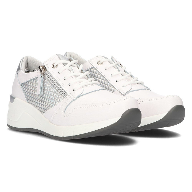 Leather Sneakers Filippo DP2052/21 WH white
