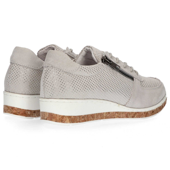 Leather shoes Filippo DP1252/20 GR gray