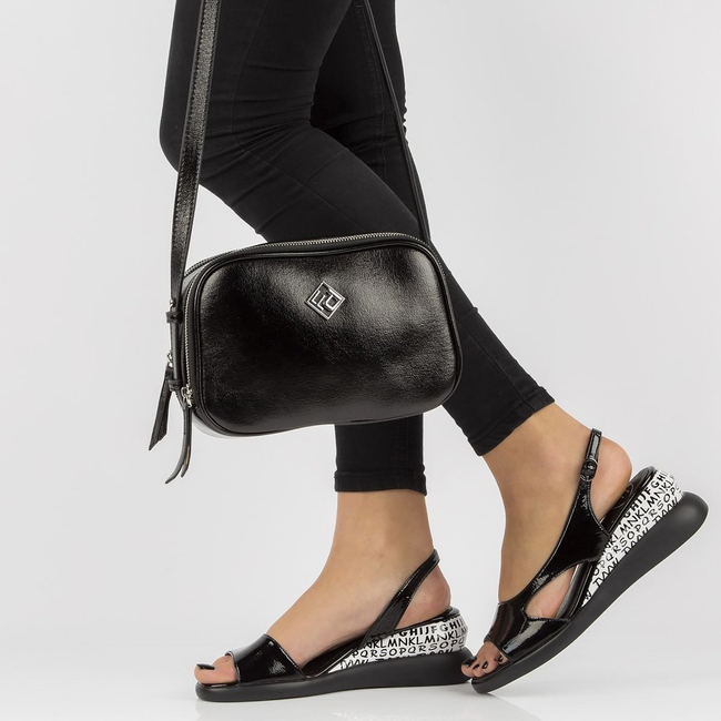 Wedge sandals Filippo DS2315/21 BK black