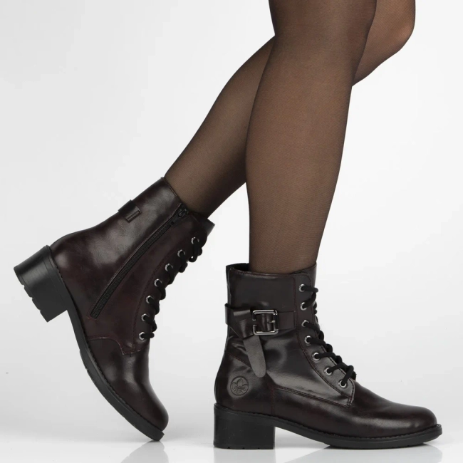 Ankle Boots Rieker 75431-35 burgundy