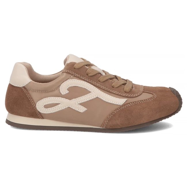 Skórzane sneakersy Filippo DP7967/26 BE beżowe
