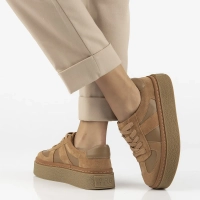 Leather sneakers Filippo DP7174/25 BR brown