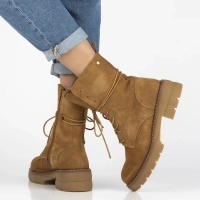 Leather ankle boots Filippo DBT7263/25 CA brown