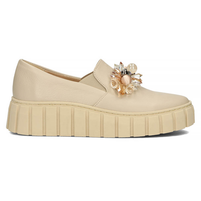 Leather shoes Filippo 198 beige