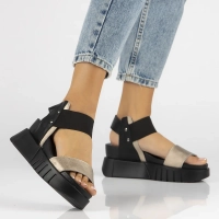 Leather sandals Filippo DS6156/24 GO gold