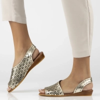 Leather sandals Artiker 56C2551 gold