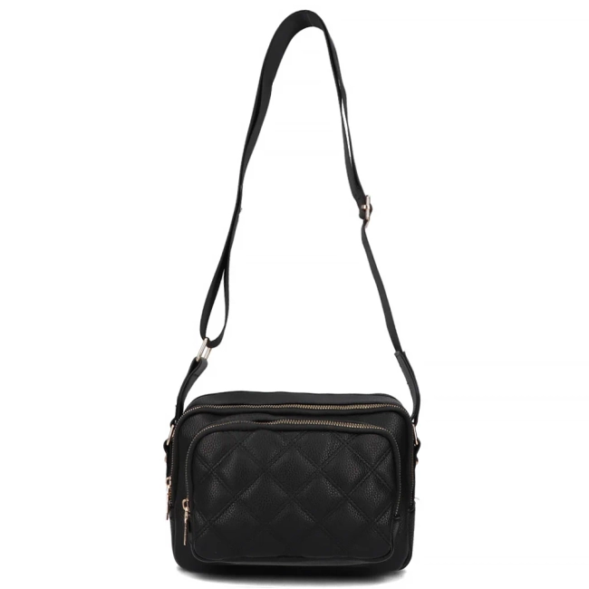 Black shoulderbag charm sombre