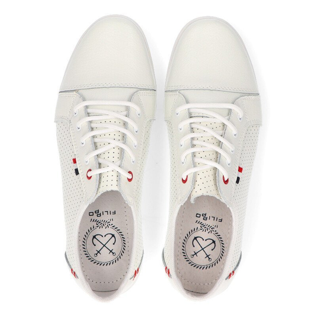 Leather shoes Filippo DP009/21 WH white