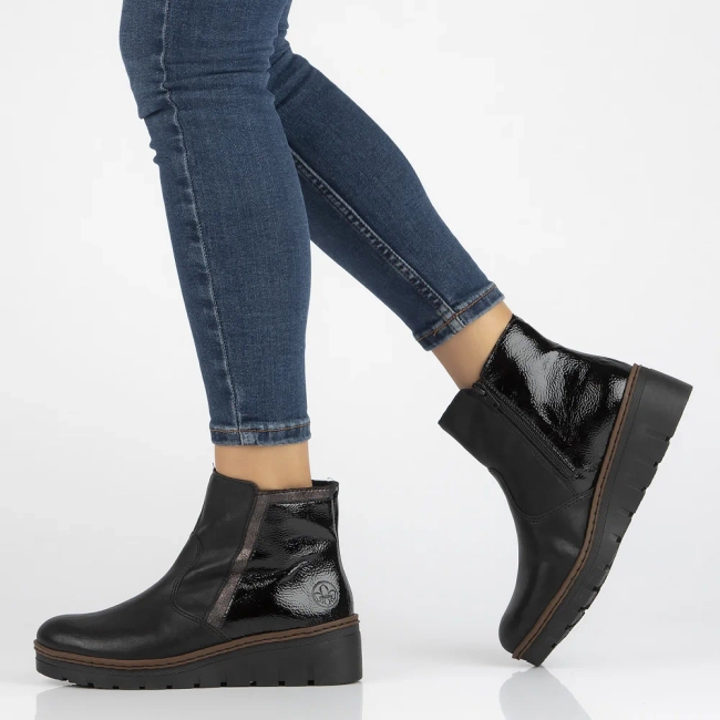 Ankle boots Rieker X9150-00 Black