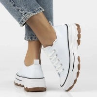 Trampki News 24SP26-6737 białe