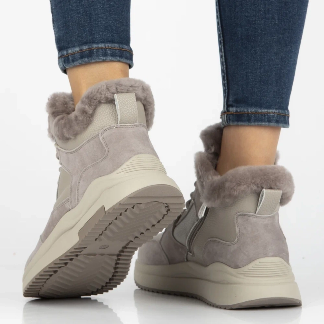 Leather ankle boots Filippo DBT7240/25 BE beige