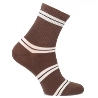 Women's Socks brown TFP2-101 23 stripes