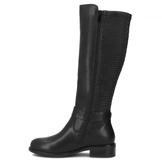 Leather boots Filippo DKZ7437/25 BK black