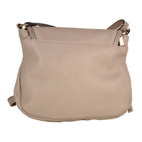 Handbag Toscanio Leather Messenger Bag 1614 dark beige