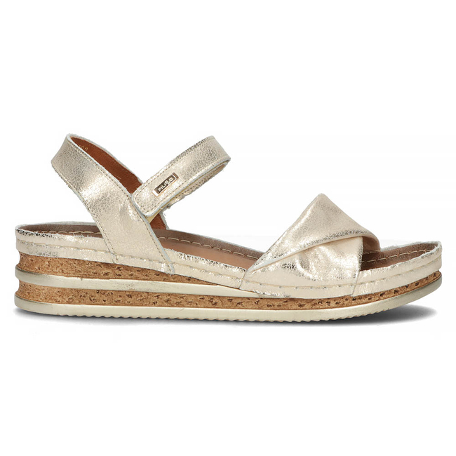 Leather sandals Filippo 50096 gold