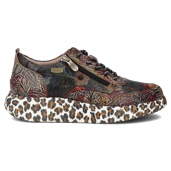 Skórzane sneakersy Laura Vita nikito 62 czarne