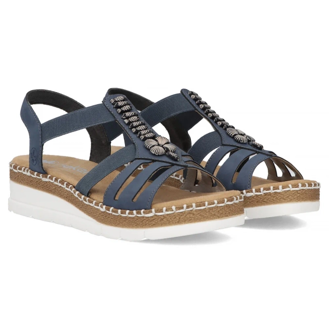 Sandals Rieker V1206-14 blue