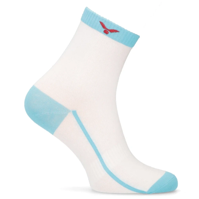 Women's Socks SK00050 white turquoise