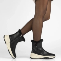 Leather ankle boots Filippo DBT7157/25 BK black