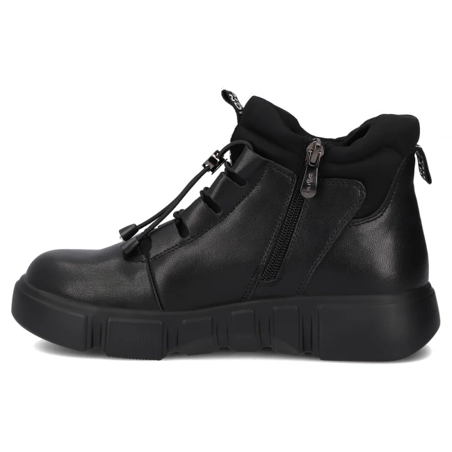 Leather ankle boots Filippo DBT6532/25 BK black