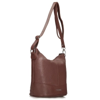 Leather handbag Toscanio 16176 brown