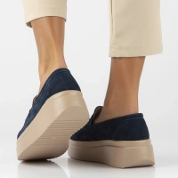 Leather shoes Filippo DP6106/24 NV navy blue