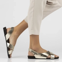 Leather sandals Filippo 40141 gold