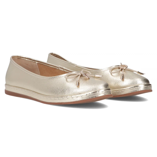 Leather ballerinas Filippo DP6856/25 GO gold