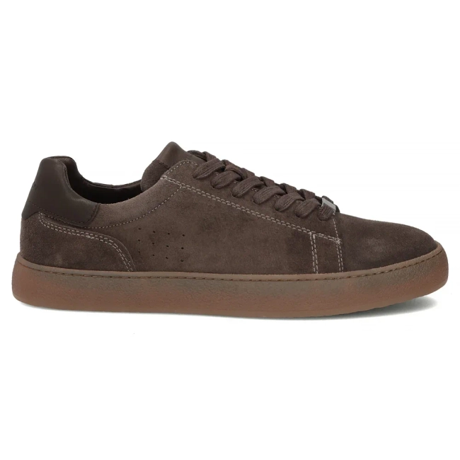 Skórzane sneakersy Filippo MP8272/26 TP taupe